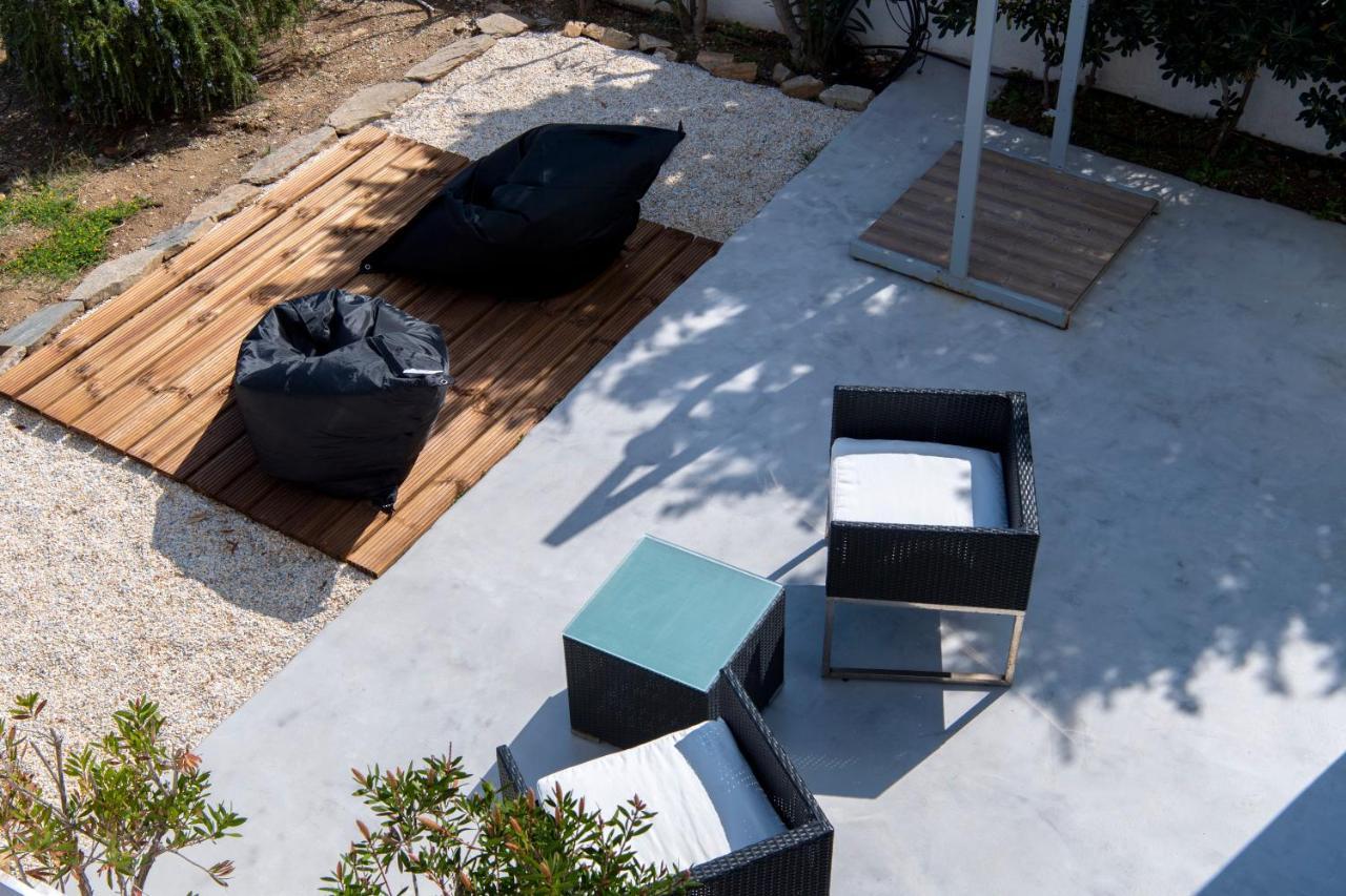 Just Blue With Amazing Sea Views In Piso Livadi Villa Exterior photo