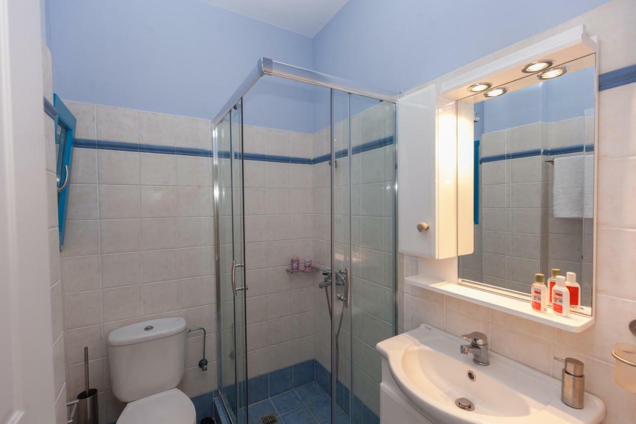 Just Blue With Amazing Sea Views In Piso Livadi Villa Exterior photo