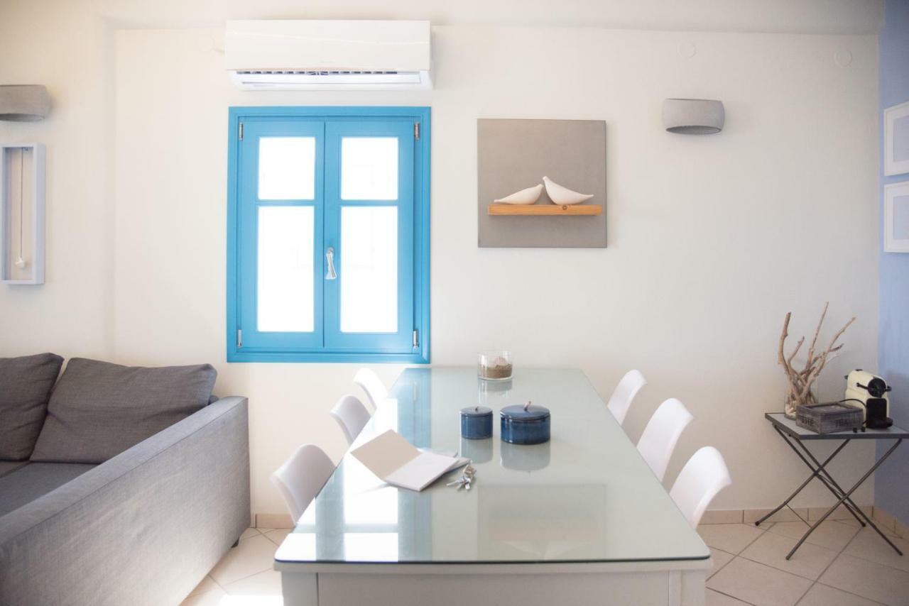 Just Blue With Amazing Sea Views In Piso Livadi Villa Exterior photo